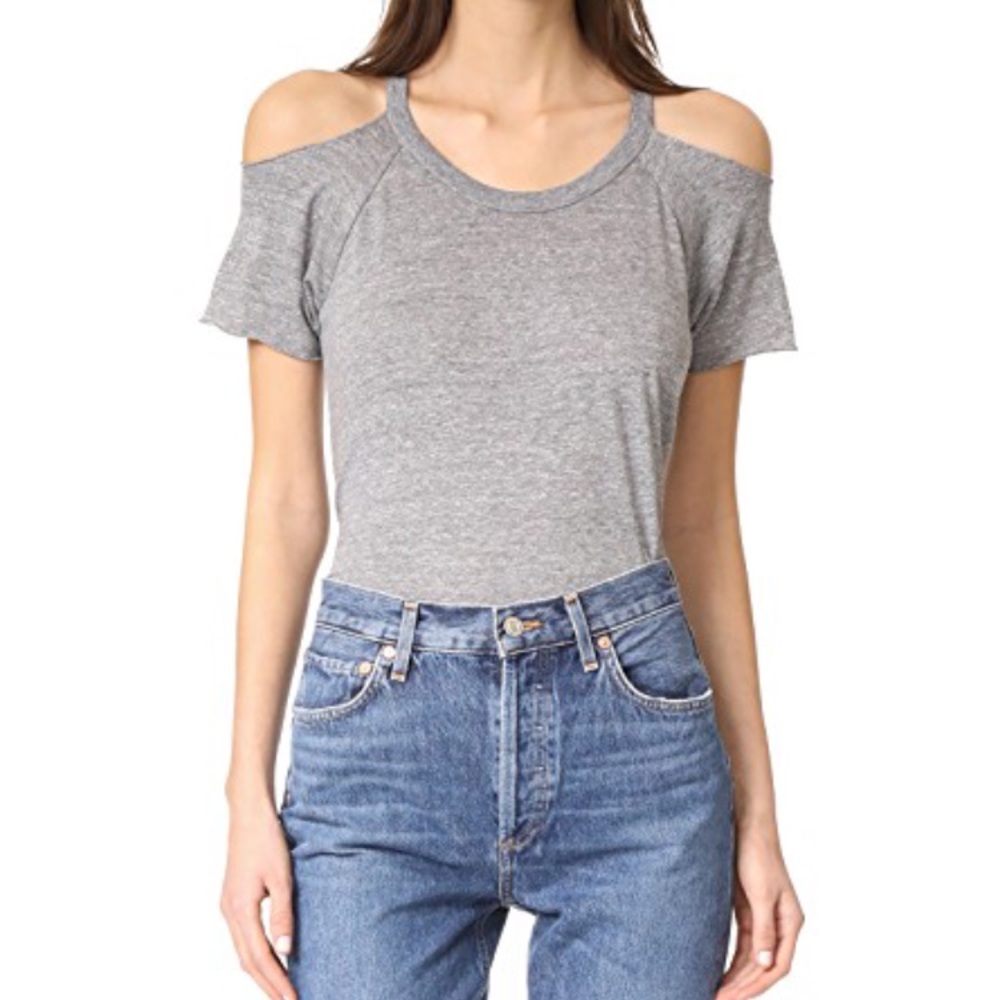 Chaser Cold Shoulder Raglan T Shirt XS EUC